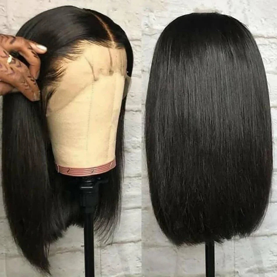 Straight Bob Wig Lace Closure Human Hair