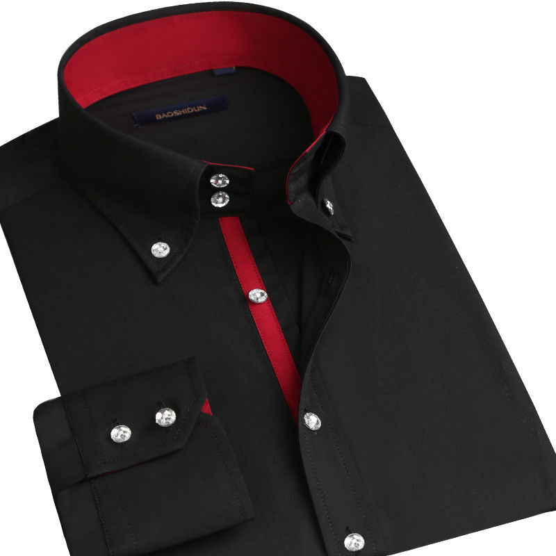 Jenkins Business Dress Shirts Slim Fit Designer Shirts