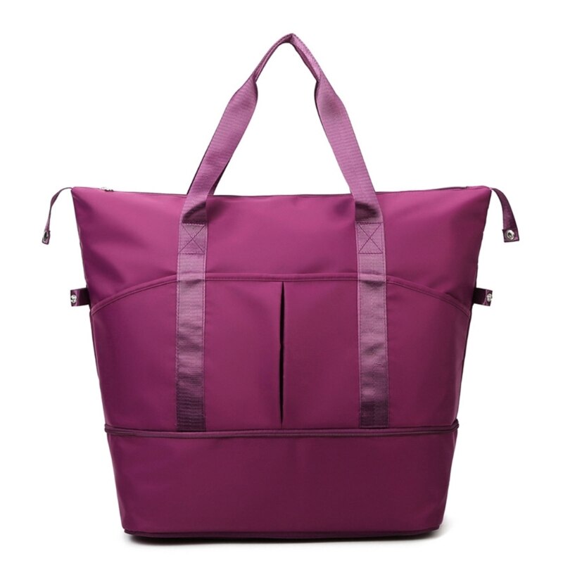 Women Travel Duffel Bag Large Expandable Weekender Carry-on Tote Gym Workout Bag Overnight Bag Mommy Hospital Bag