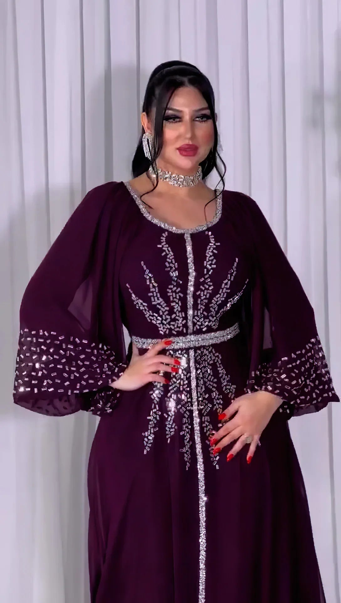 Abaya Women Party Dresses Ramadan Morocco Kaftan Dubai