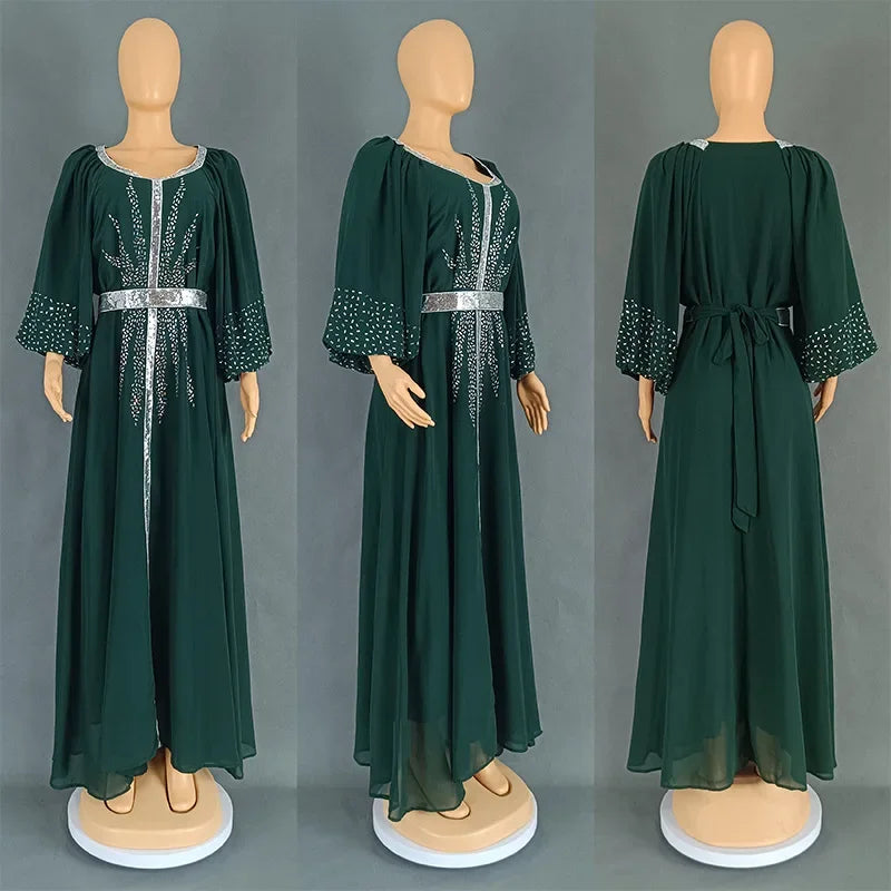 Abaya Women Party Dresses Ramadan Morocco Kaftan Dubai