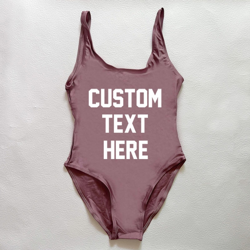 CUSTOM New One Piece Swimsuit Bikini Plus Size