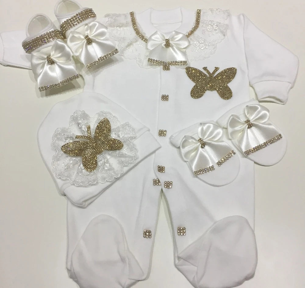 Welcome Home Baby Infant Romper Set photography Swaddle-welcome home baby-Top Super Deals-design 031-6-12M size 73-Free Item Online