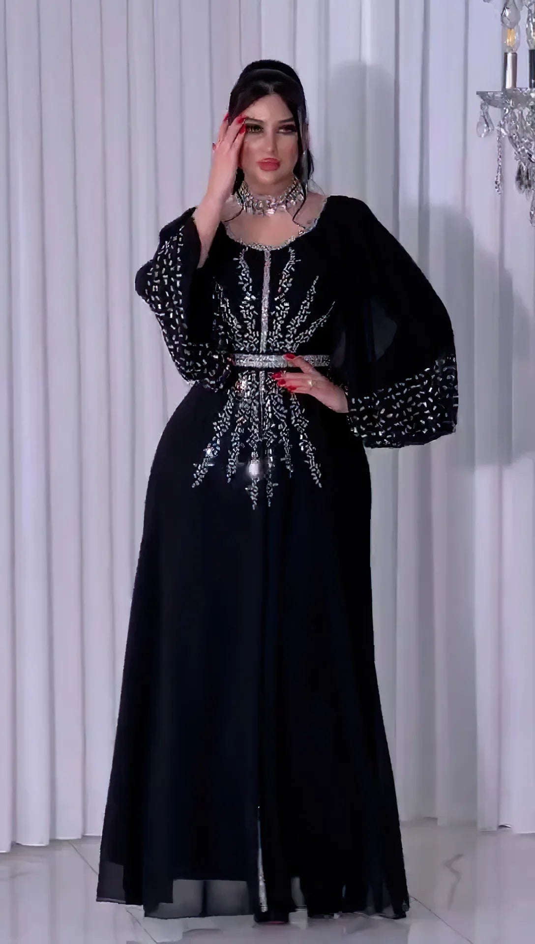Abaya Women Party Dresses Ramadan Morocco Kaftan Dubai