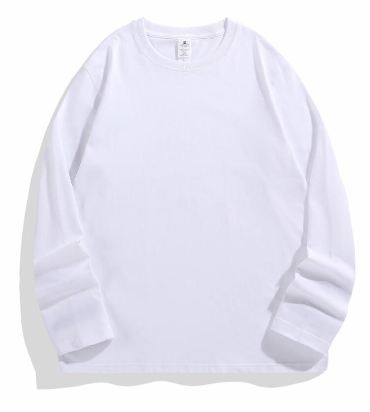 Custom Long Sleeve Shirt Cotton Make Your Design Logo Text High Quality Tops Men Women Print