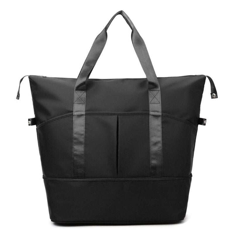 Women Travel Duffel Bag Large Expandable Weekender Carry-on Tote Gym Workout Bag Overnight Bag Mommy Hospital Bag