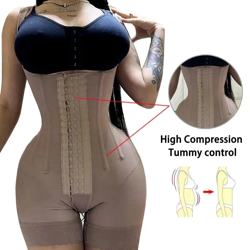 High Compression Body Shapewear Women Corrective Girdle Tummy Control