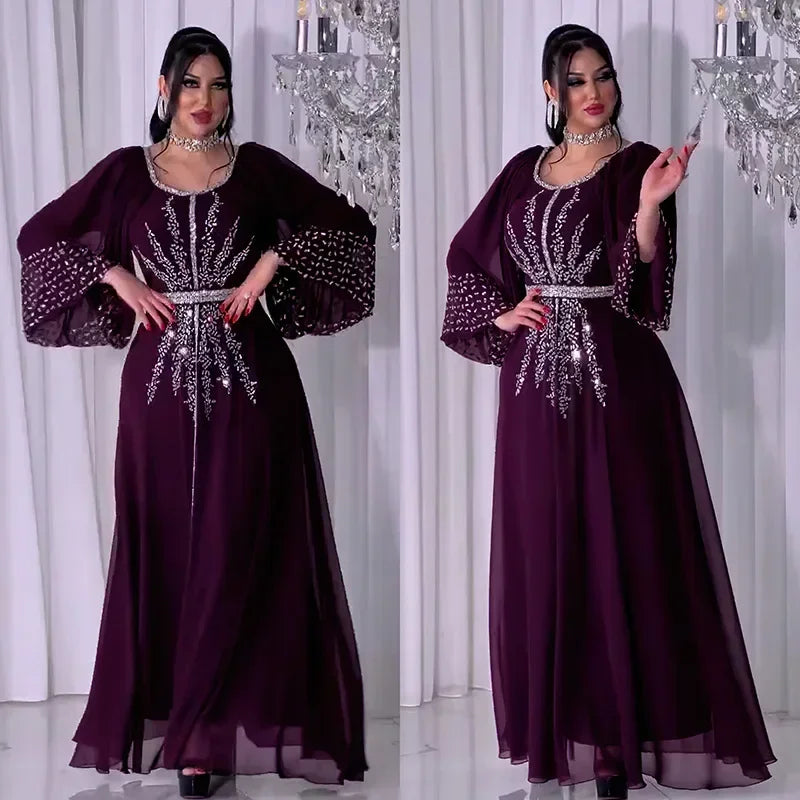 Abaya Women Party Dresses Ramadan Morocco Kaftan Dubai