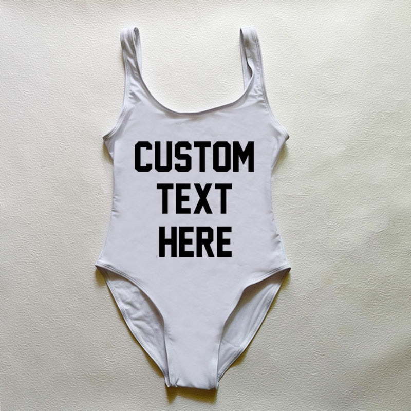 CUSTOM New One Piece Swimsuit Bikini Plus Size