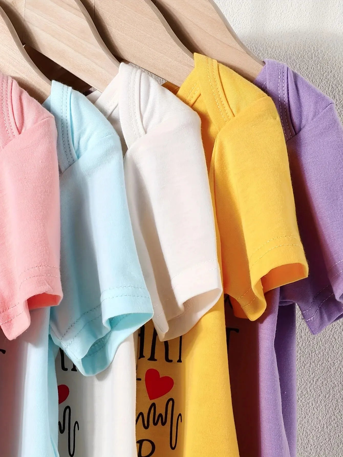 Summer Cute Sweet Comfort Baby Girl Letter-Printed T-shirt Baby Boy Baby Casual Breathable Onesie Baby Short Sleeves