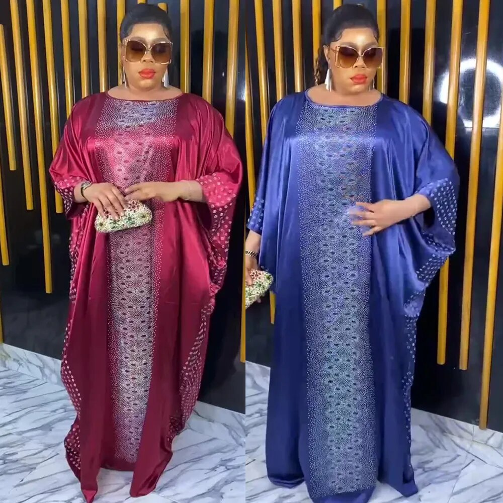 Ankara Outfits Gown Abayas Muslim Kaftan Maxi
