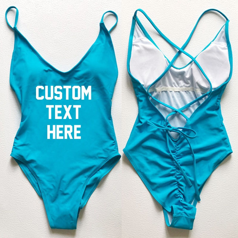 CUSTOM New One Piece Swimsuit Bikini Plus Size