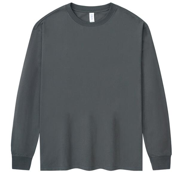 Custom Long Sleeve Shirt Cotton Make Your Design Logo Text High Quality Tops Men Women Print