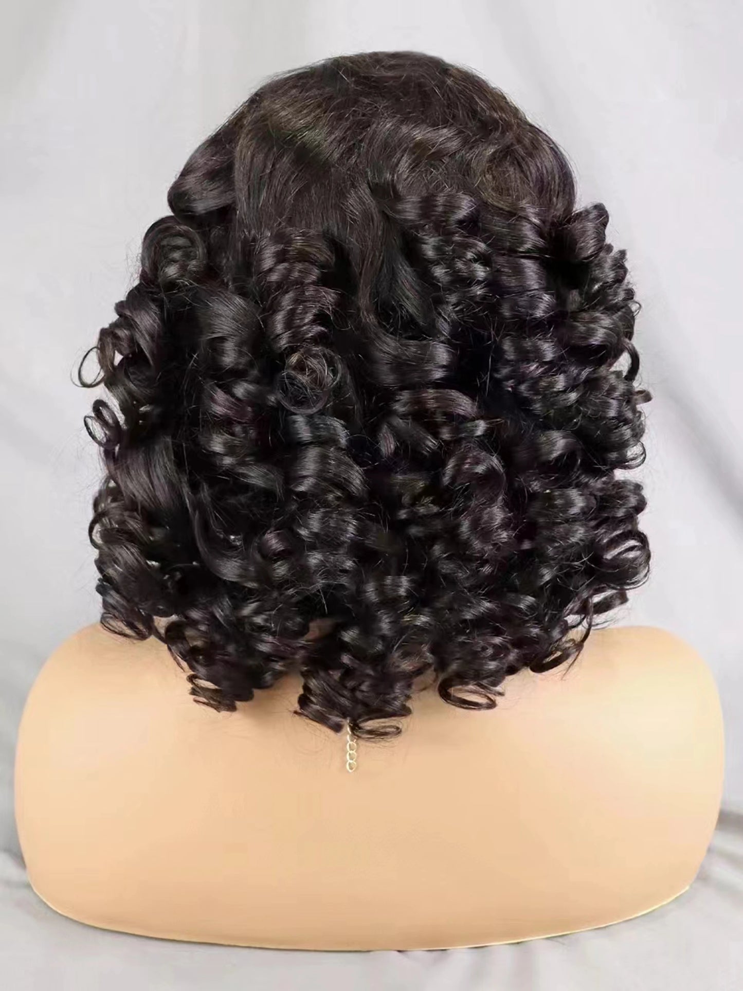 Lace Frontal Wigs Loose Curly Bob Wig Remy Human Hair Natural Cornrow Braided Women hair