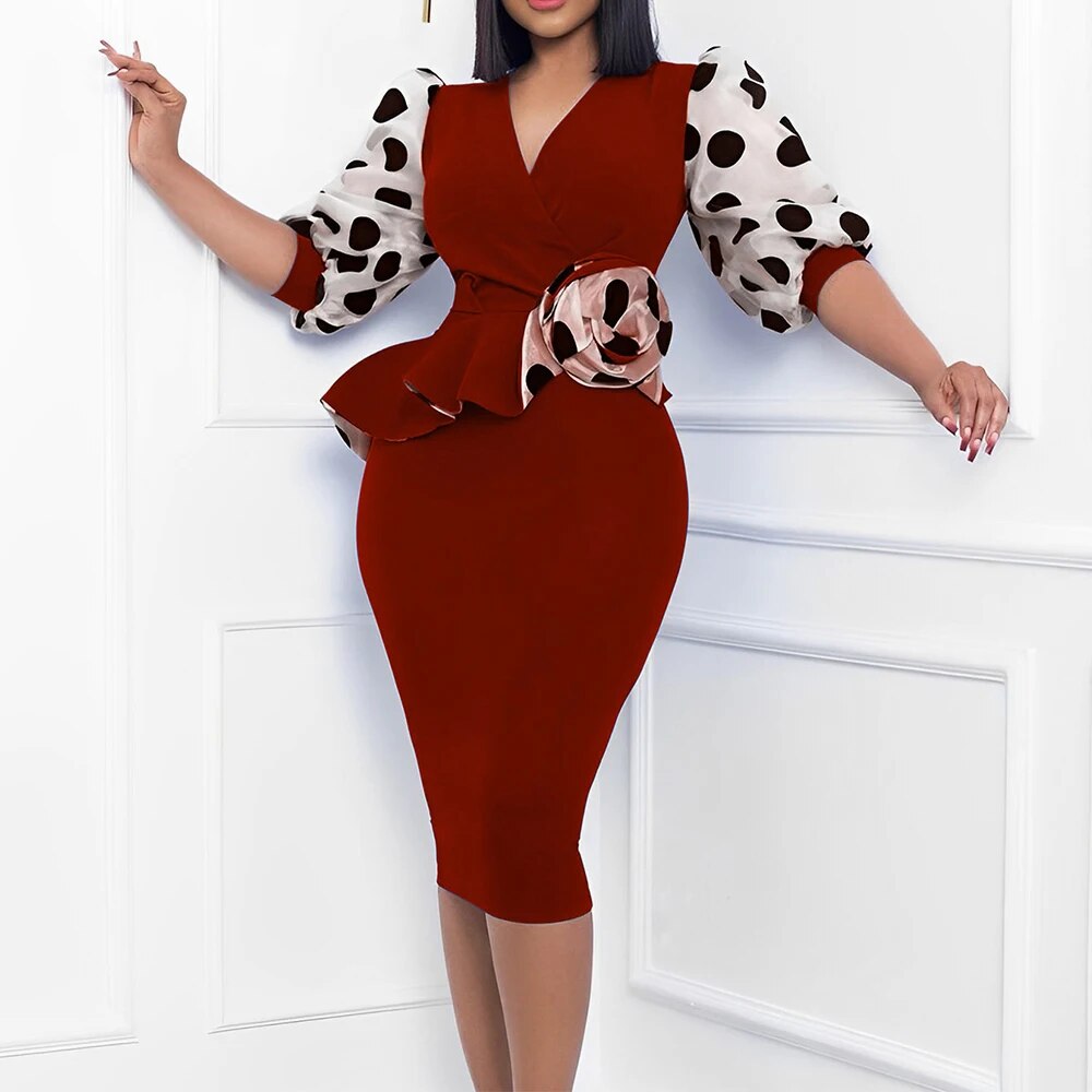 Plus Size Knitted Pencil Dress for Women Clothing Autumn Winter Hip Long Skirt Female