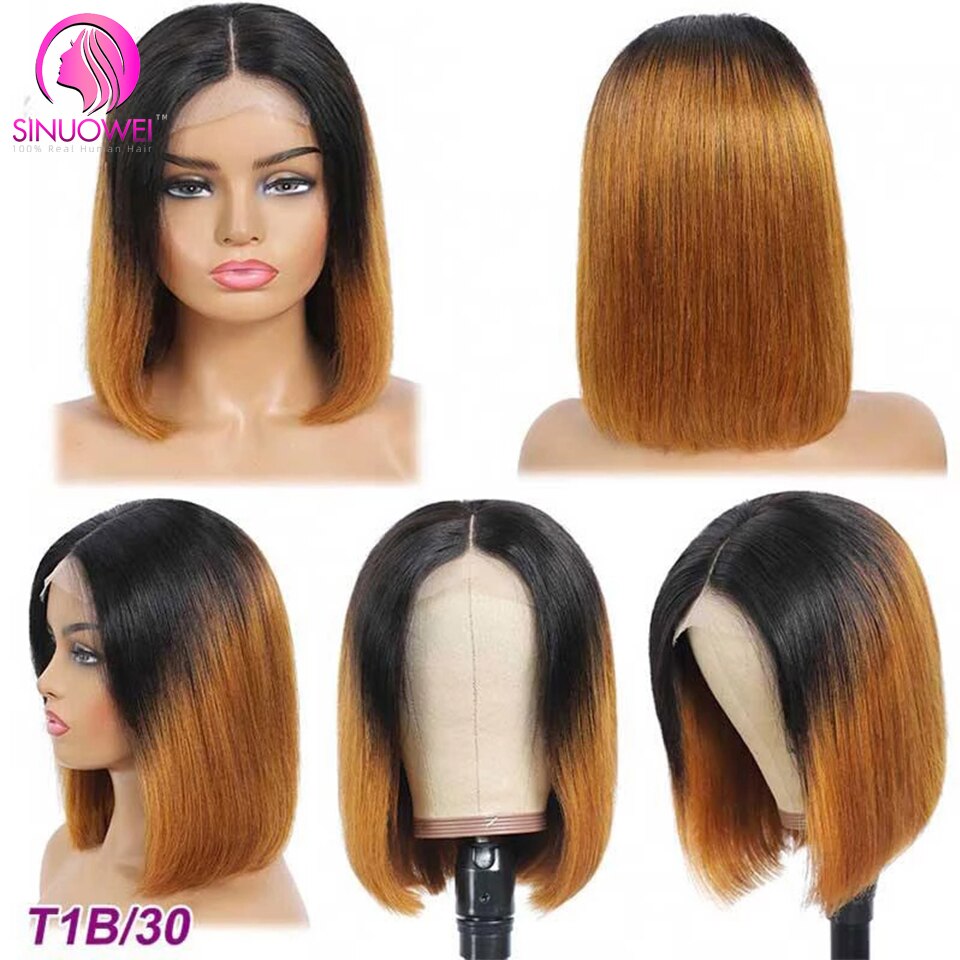 13x4 Lace Short Bob Lace Front Wig