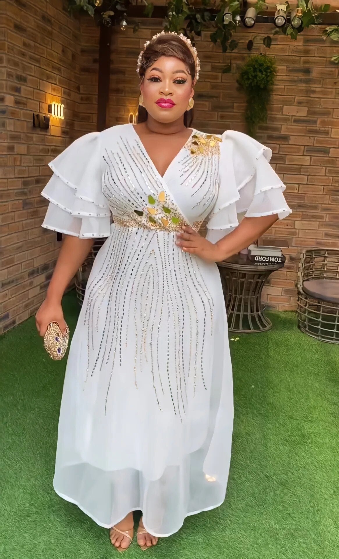 Elegant African Dresses for Women Summer Evening Party Long Dress Turkey Outfits Robe Dashiki Ankara Africa Clothing