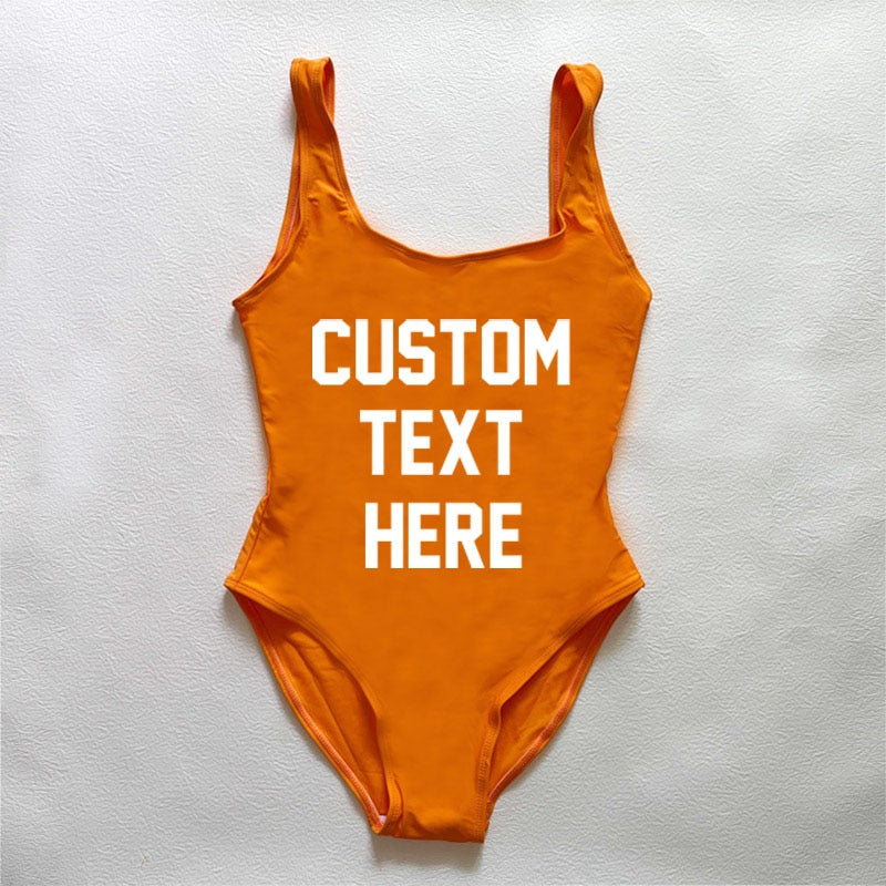CUSTOM New One Piece Swimsuit Bikini Plus Size