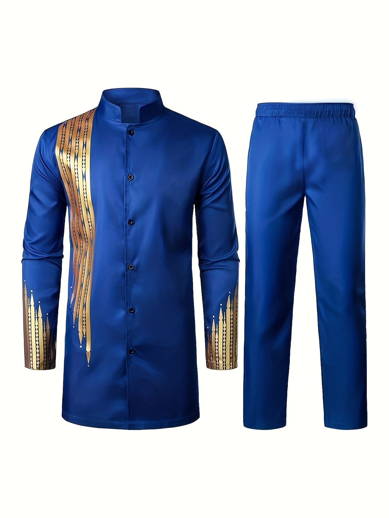Men's Casual Long-sleeved Two-piece Set