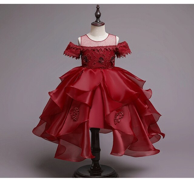 Summer Dress Birthday Party Girls Dress Kids Dresses