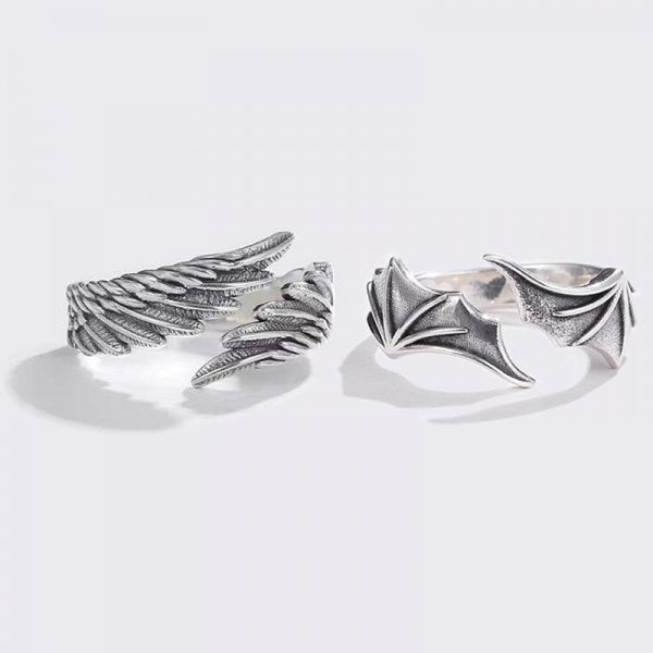 2 Pcs Sun Moon Lover Couple Rings Simple Opening Ring For Couple Men Women Wedding Engagement Promise Valentine's Day Jewelry