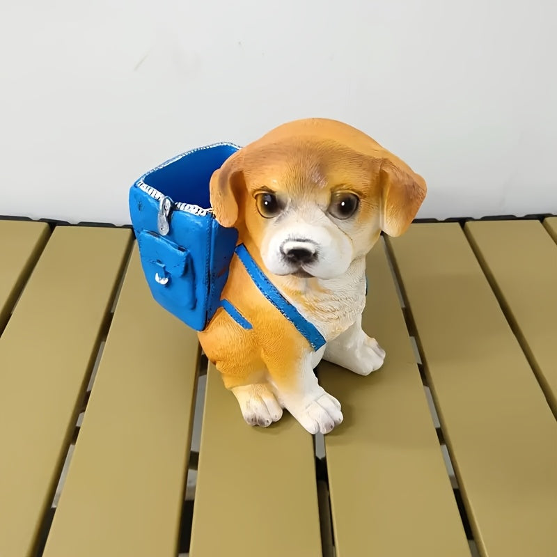 Adorable Dog-Shaped Desk Organizer
