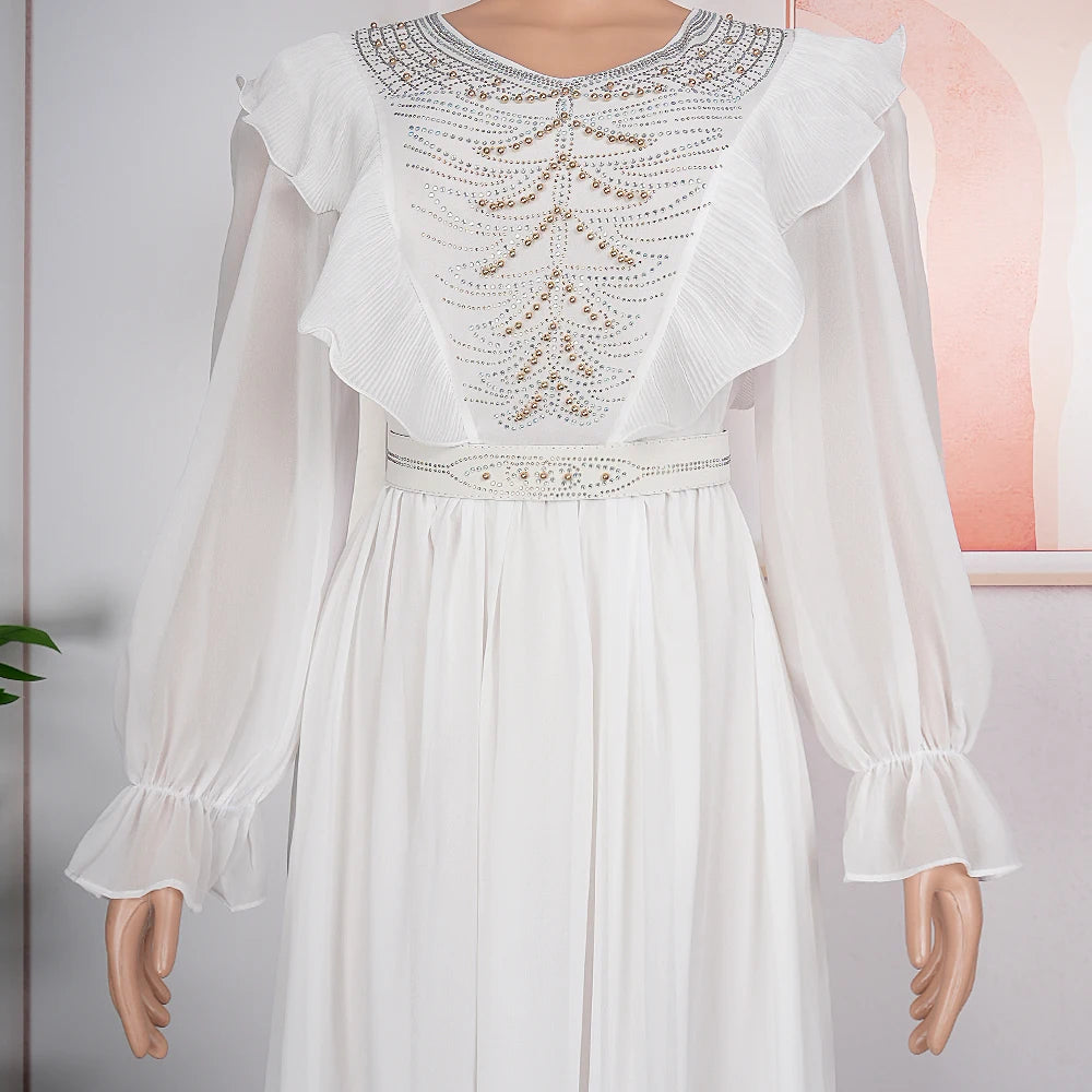 African Plus Size Wedding Party Dress