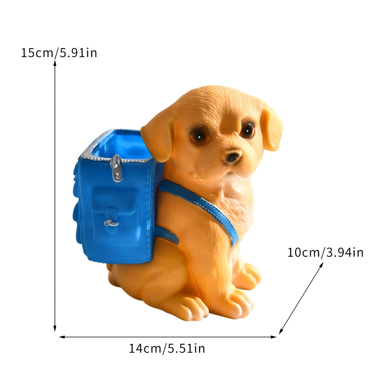 Adorable Dog-Shaped Desk Organizer