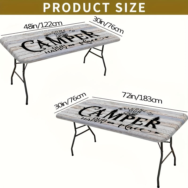 Rectangular Elastic Edge Tablecloth