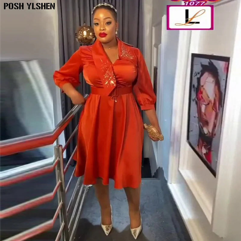 Elegant African Wedding Dress