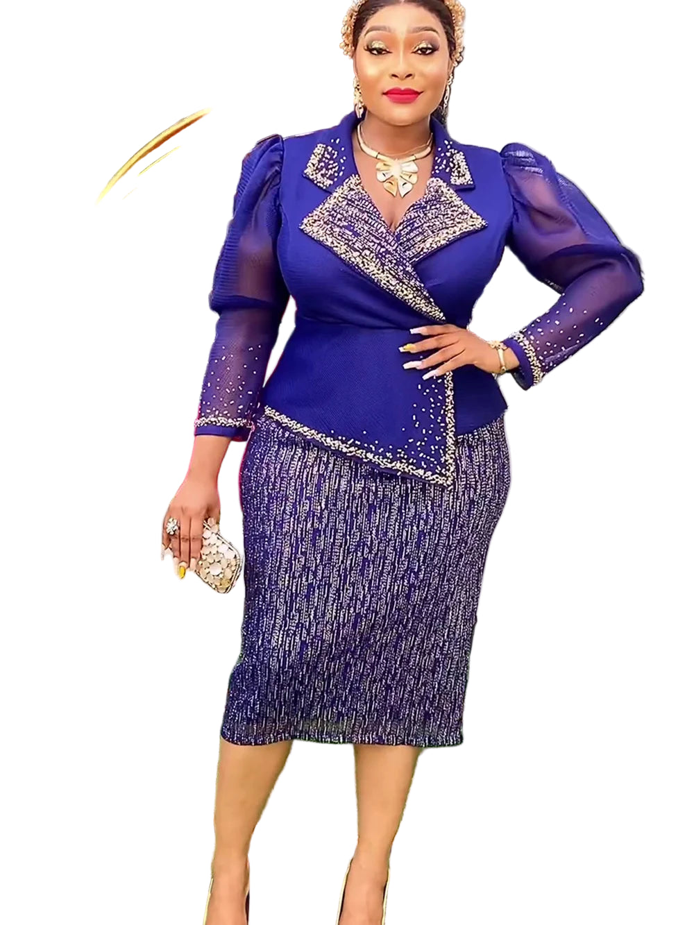 Lenis Elegant African Wedding Party Dress| Top Super Deals