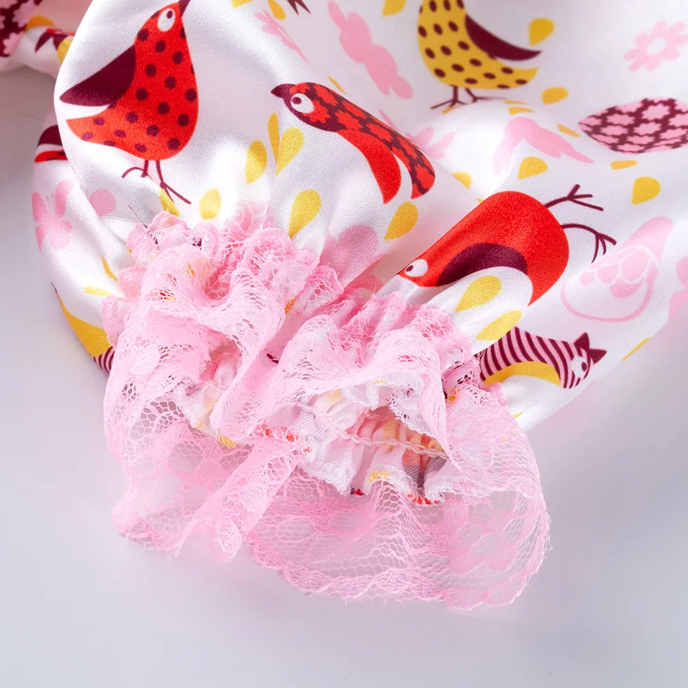 Girls Summer Backless Romper