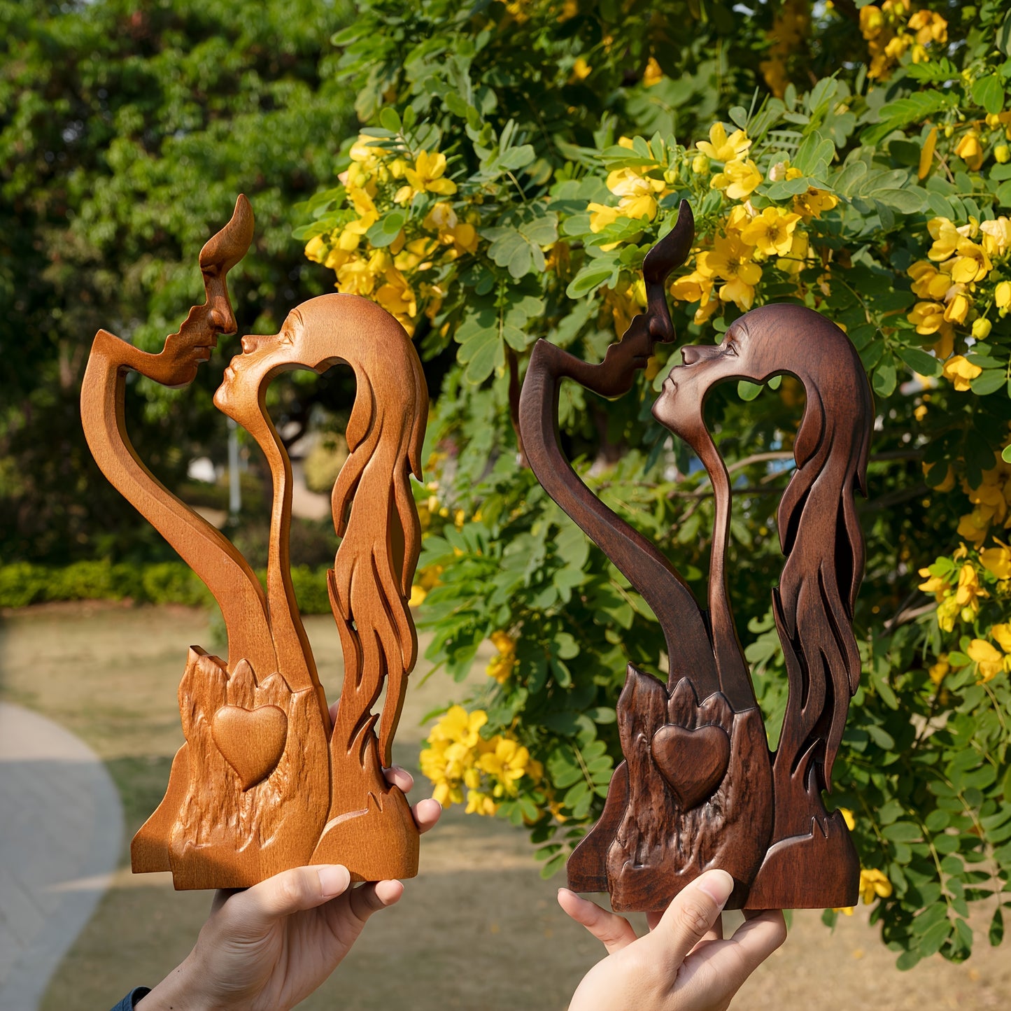 Love Forever Wooden Ornament