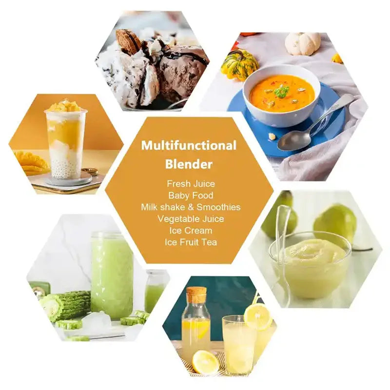 Portable Rechargeable Electric Juicer Blender