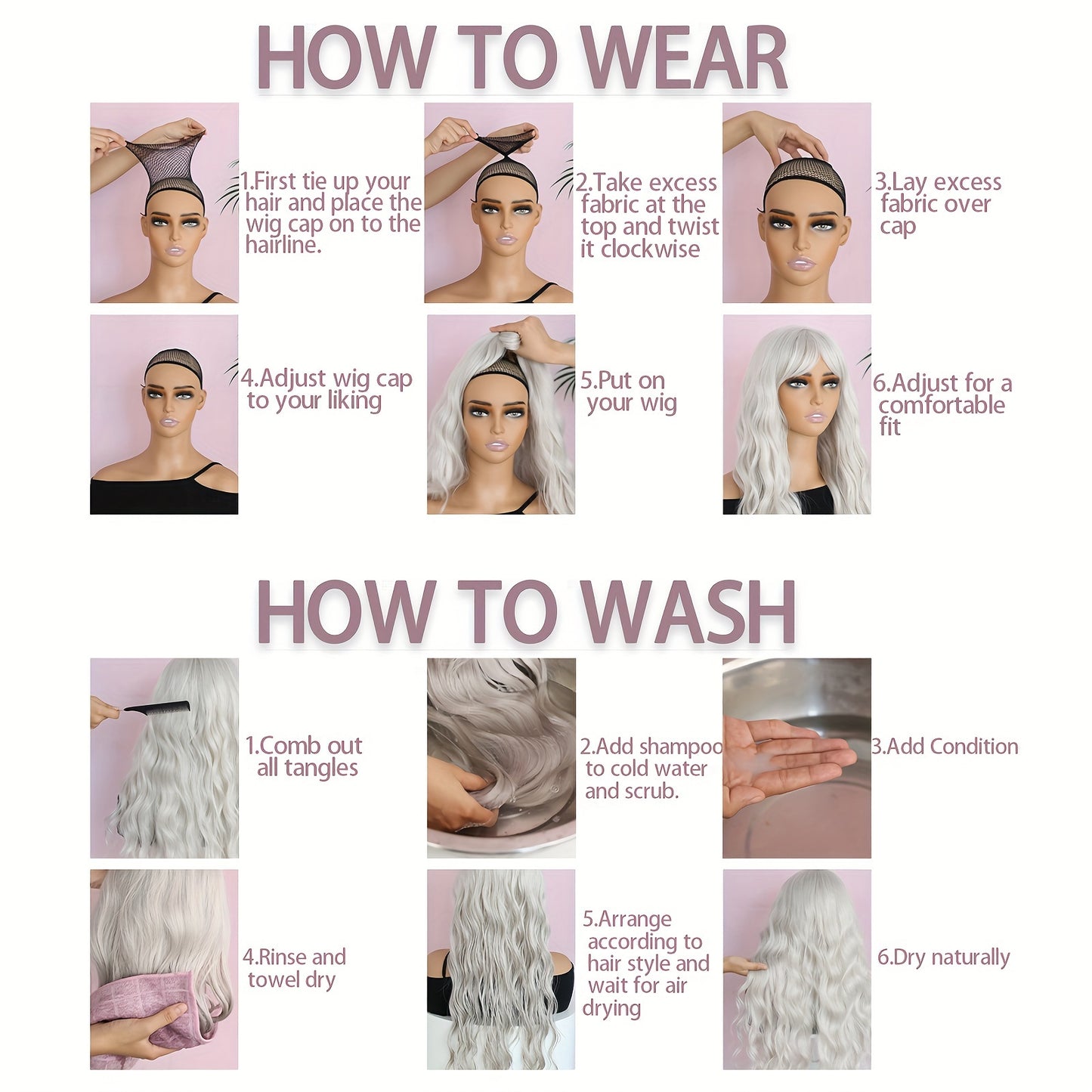 Long Black Loose Curly Synthetic Wig