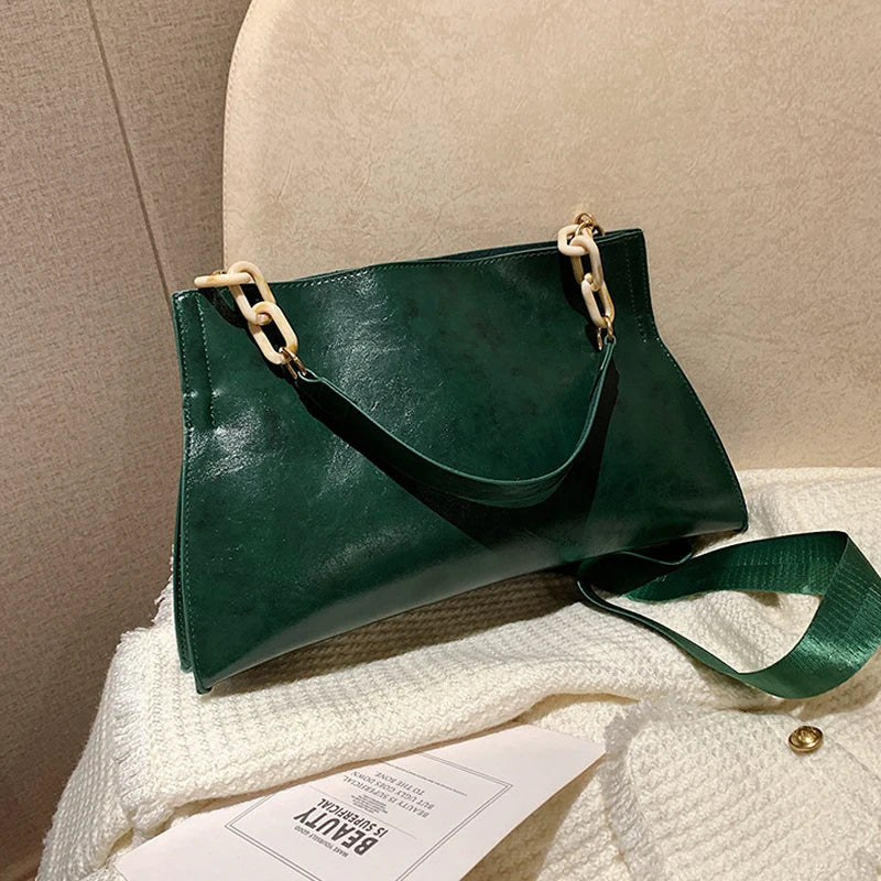 Women's Soft Leather Shoulder Bag