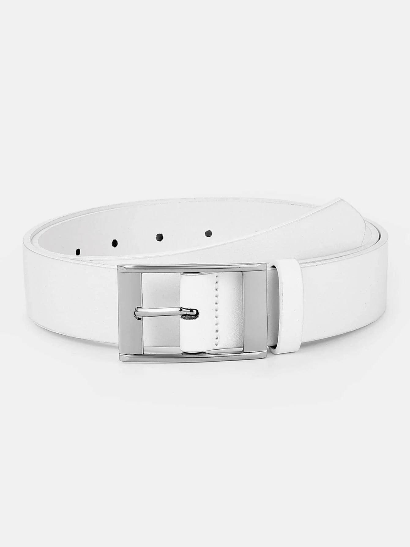 Men's Faux Leather Pin Buckle Belt