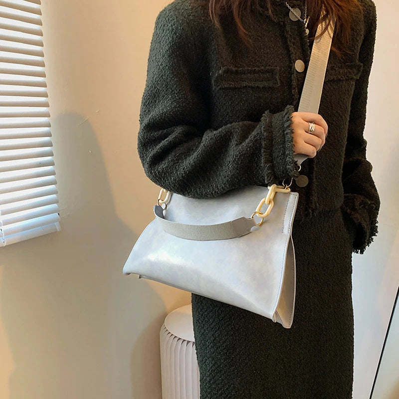 Women's Soft Leather Shoulder Bag