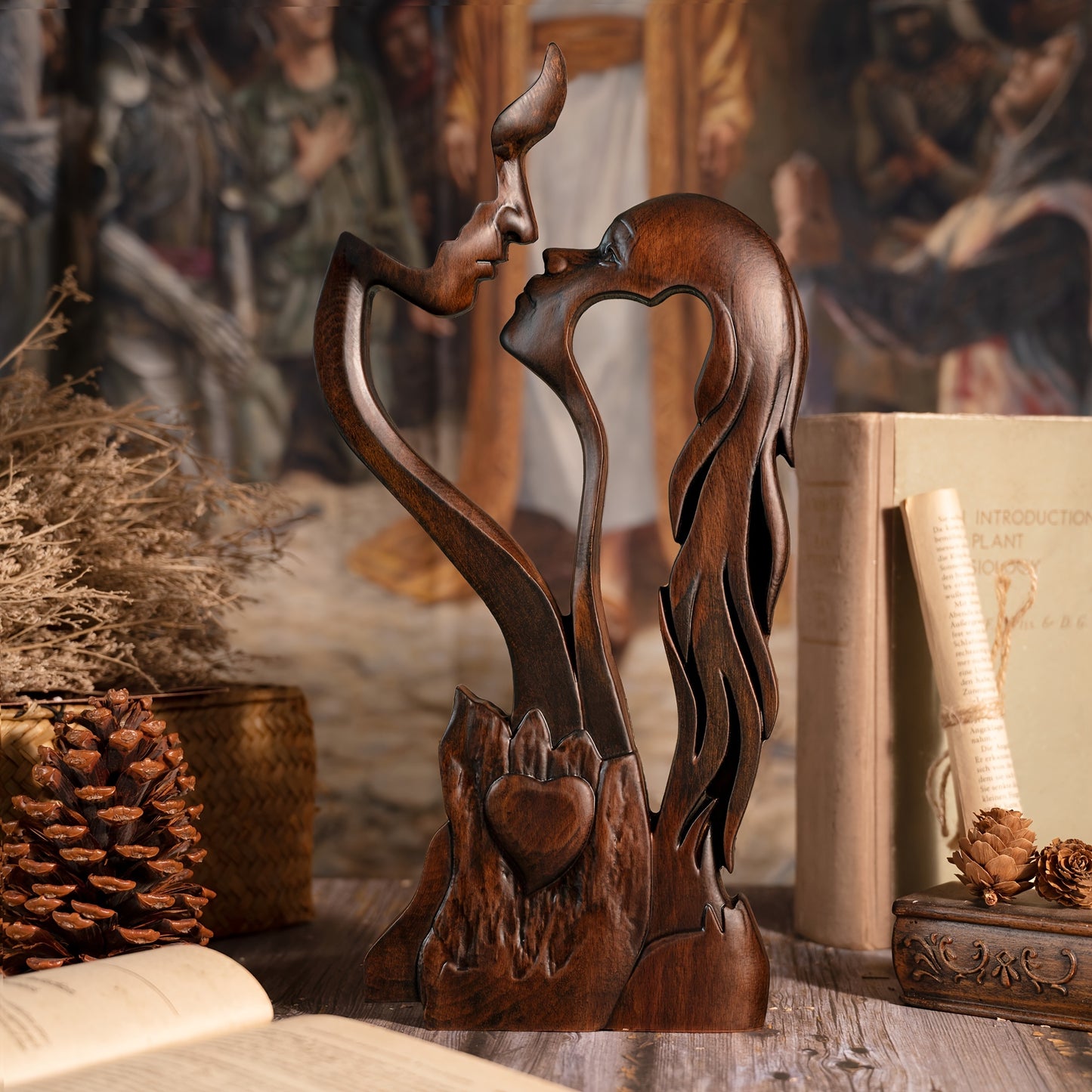 Love Forever Wooden Ornament