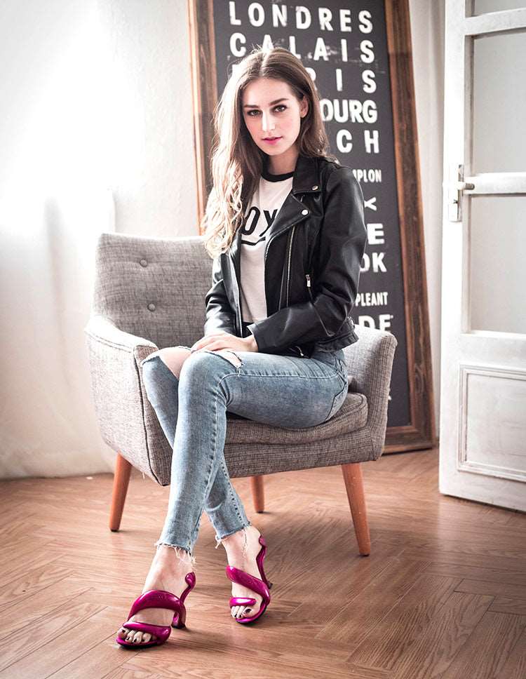 Airy S- Shaped Soleless High Heels Peep Toe Sandals Women Gladiator Fashion Summer Ladies Nightclub Sexy Shoes-women shoes-Free Item Online