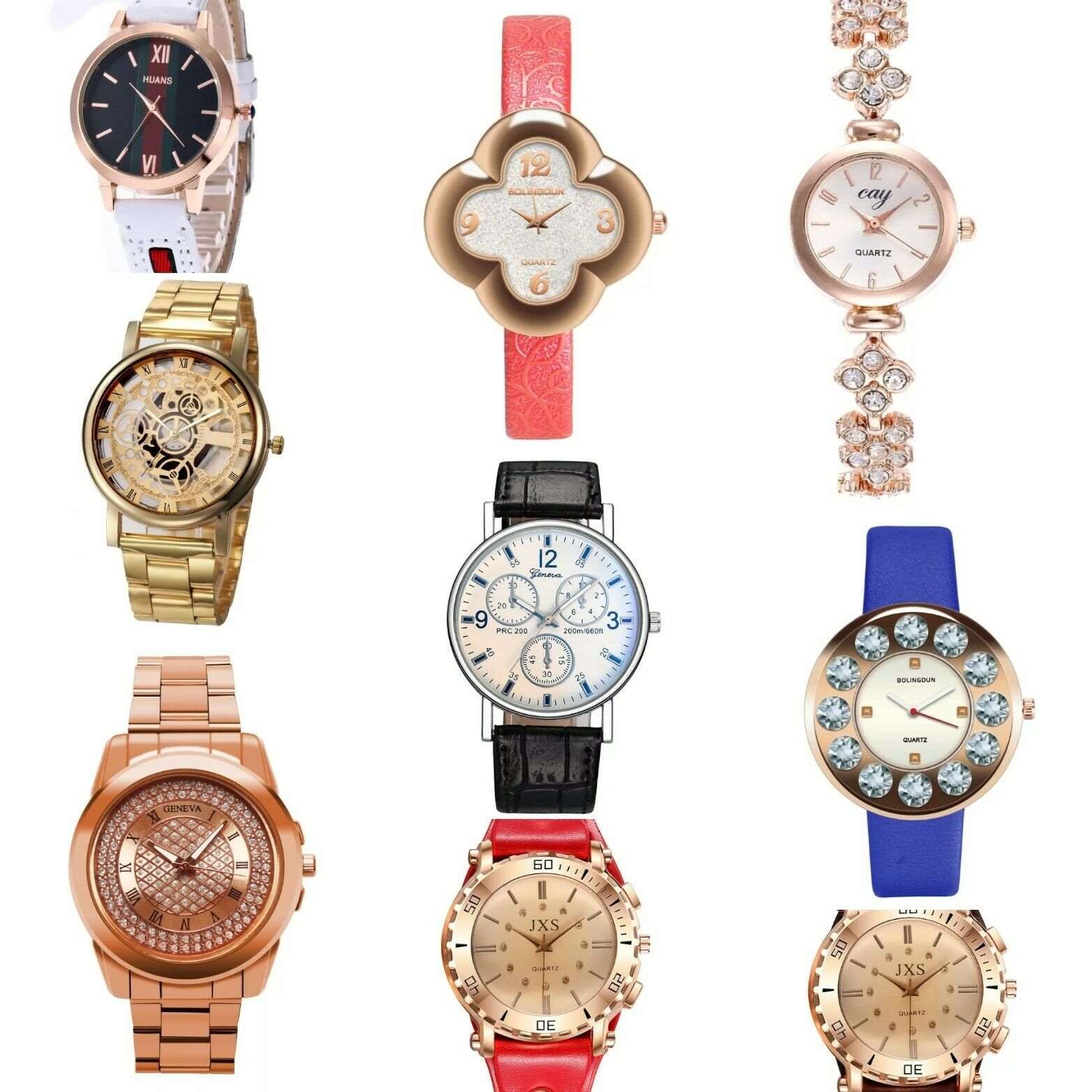 5 Assorted Wrist Watches For Men and Women. SAVE $10 off now, use coupon code BLACK-Free Item Online