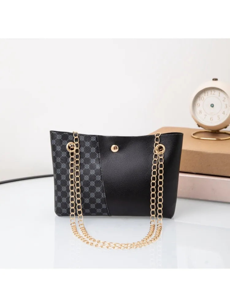 Trendy Polka Dot Chain Bucket Bag