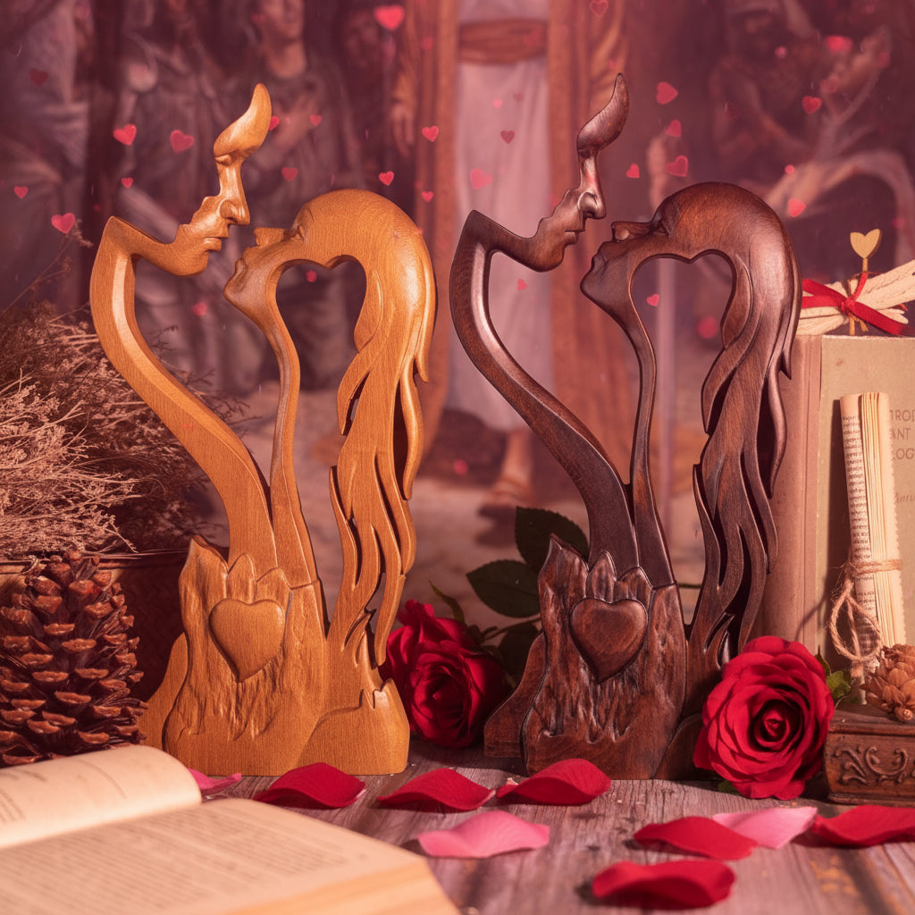 Love Forever Wooden Ornament
