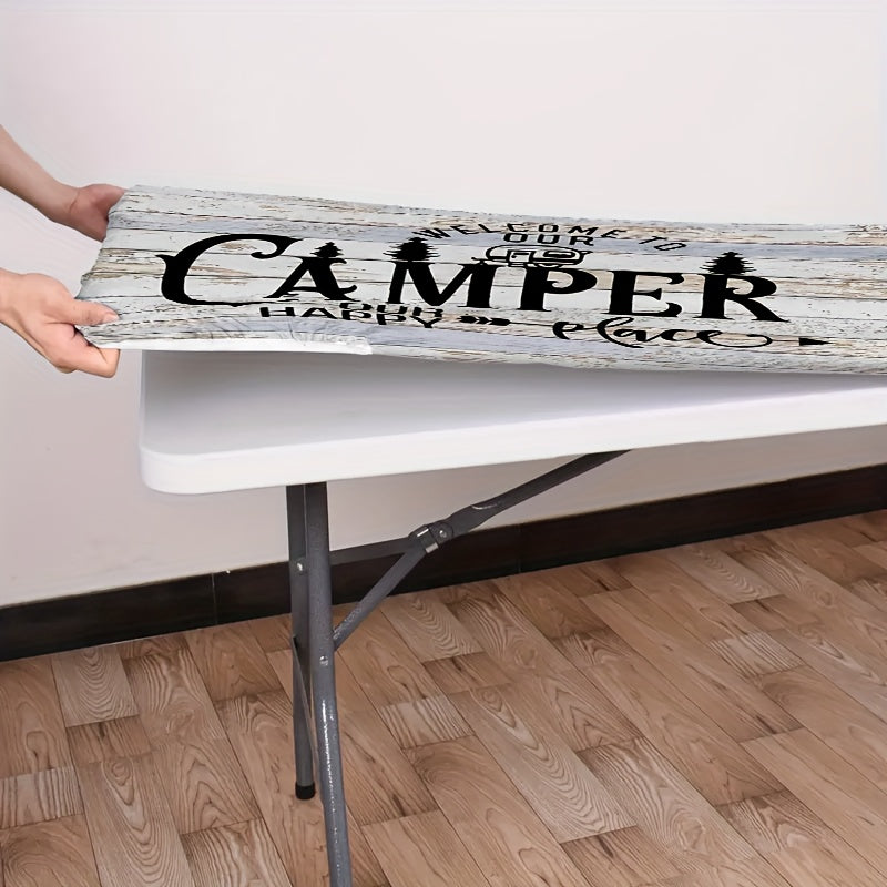 Rectangular Elastic Edge Tablecloth