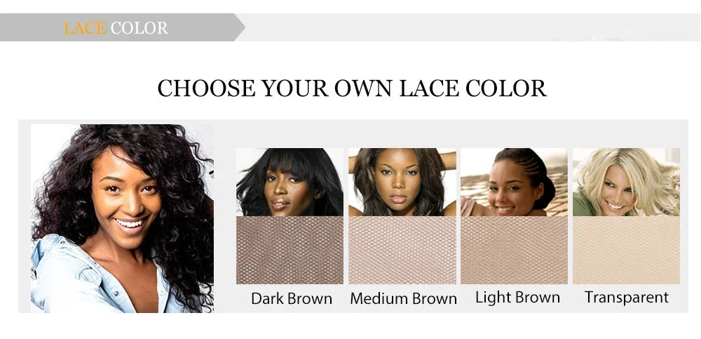 Long Kinky Curly Lace Front Wig