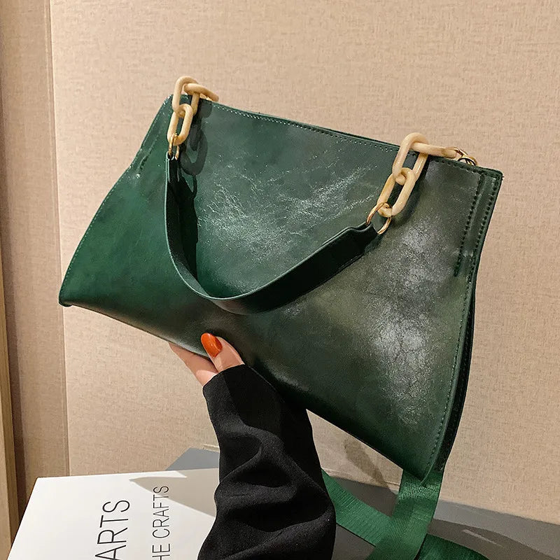Women's Soft Leather Shoulder Bag