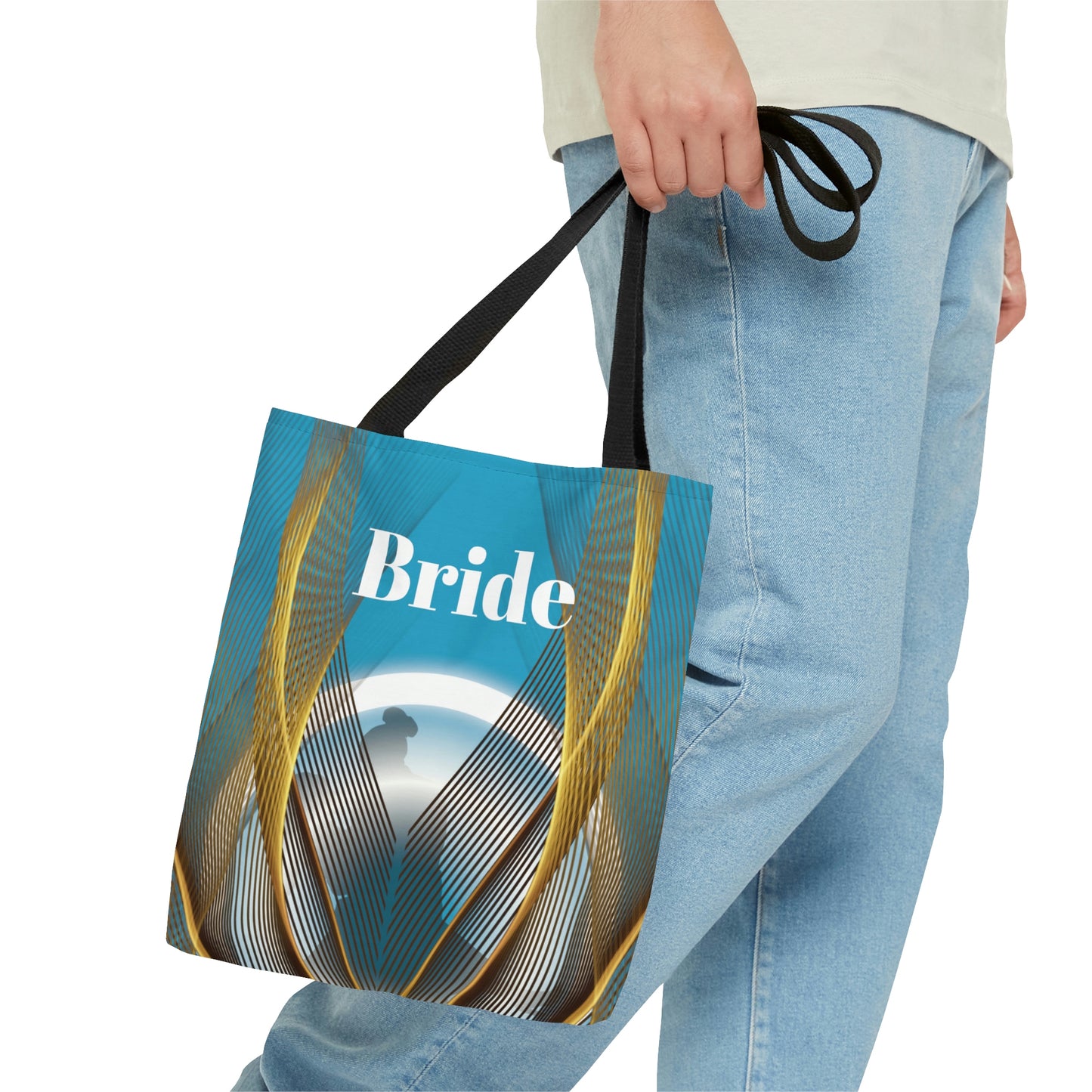 Blue Bridal Tote