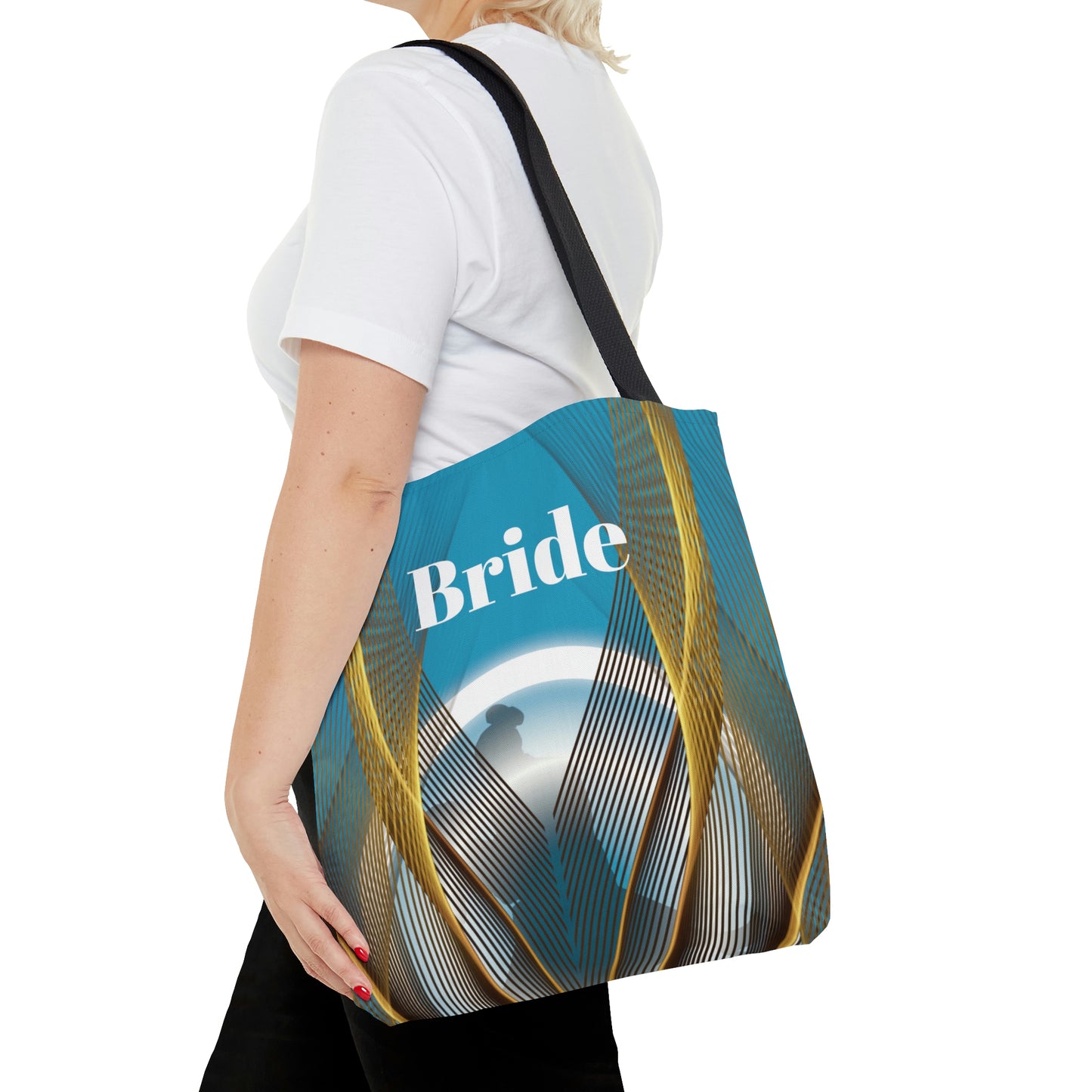 Blue Bridal Tote