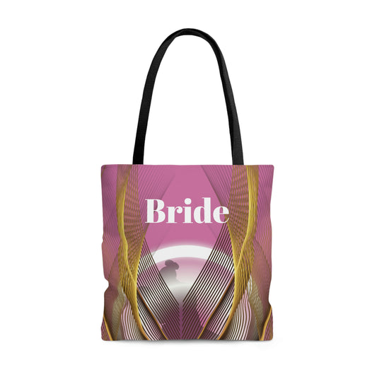 Custom Bride Tote | Pink Women Shoulder Bag | Practical Wedding Gift for Her | Bridal Shower Gift | Women Engagement | Bride to be