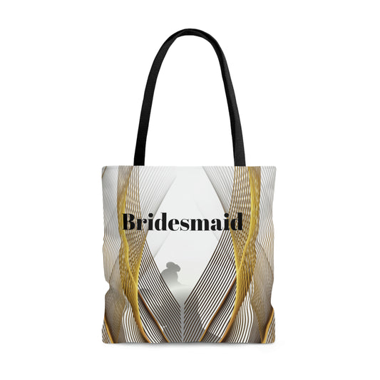 Custom Bridesmaids Gift White Tote | Practical Wedding Gift | Bridal Shower  | Women Engagement Bridal Team Handbag